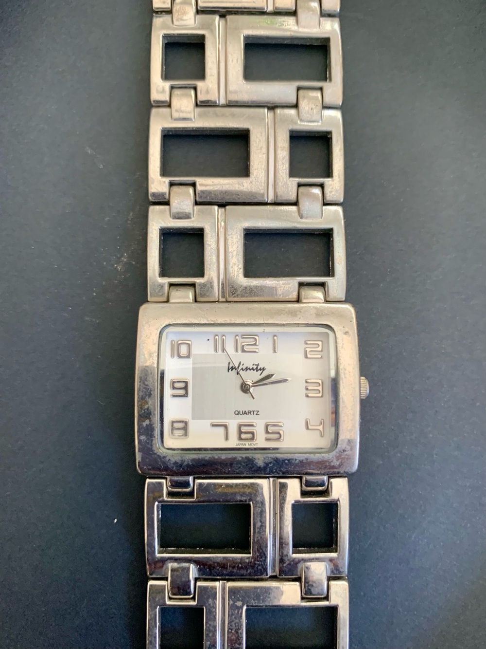 Vintage Infinity Quartz Link Bracelet Watch
